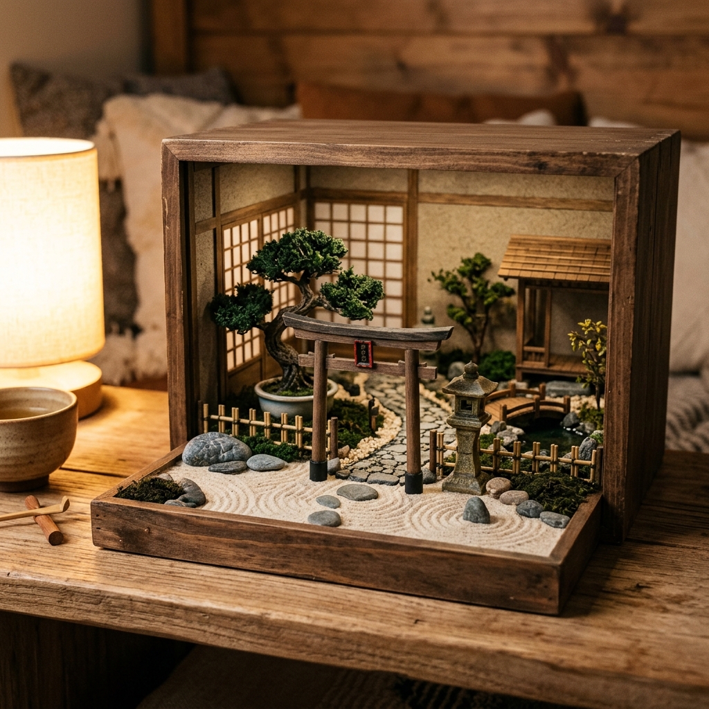 Moss Forest Scene from a softer side angle